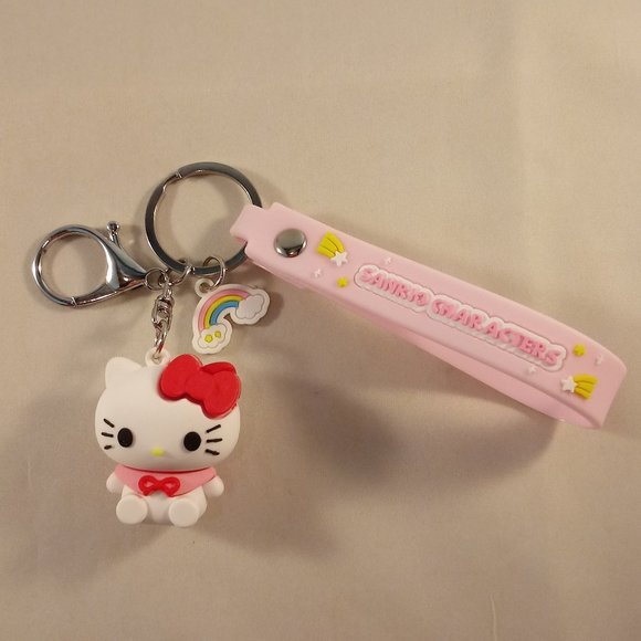 Hello Kitty Sanrio Key Chain Key Ring Charm Cute Figurine Keychain Party Gift - Picture 2 of 8